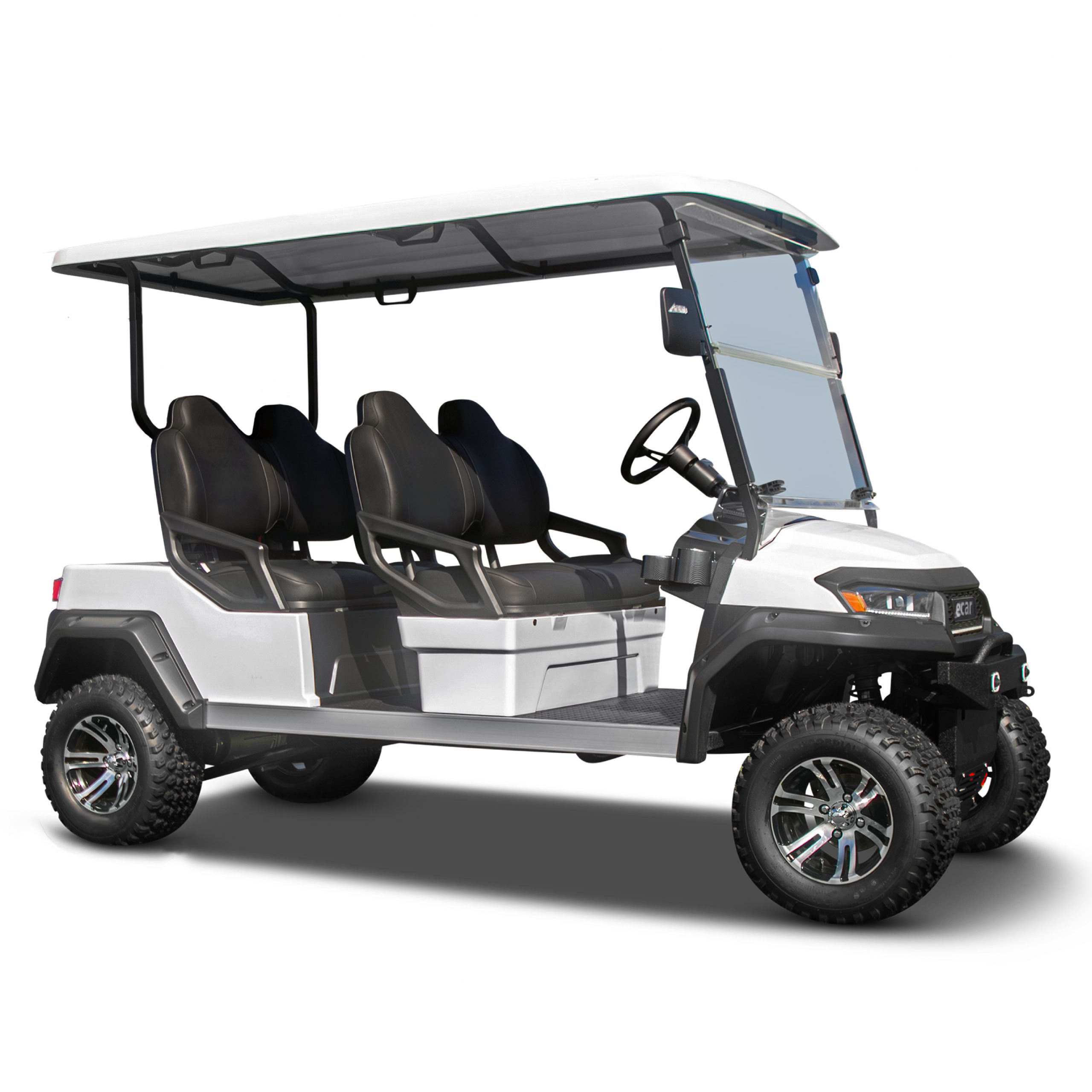 ECAR Compass 4G 4 Seat Lifted Golf Cart